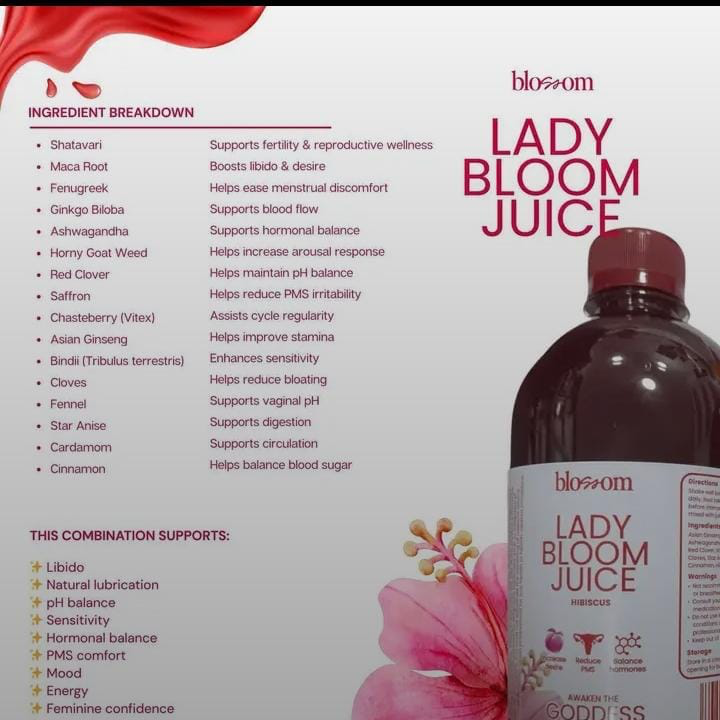 Lady Bloom ingredient guide